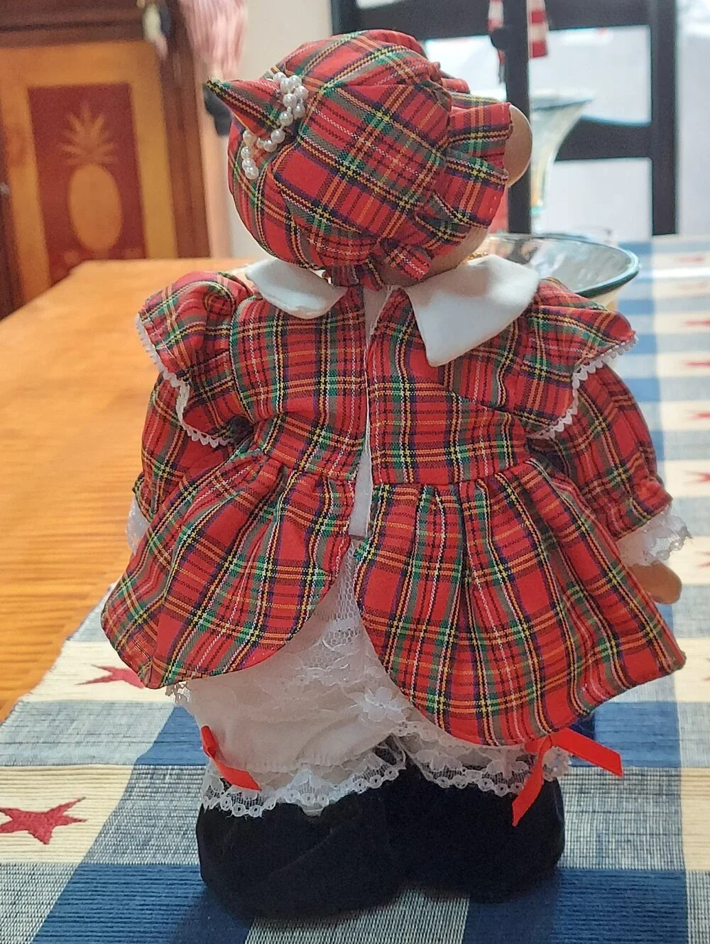 Vintage Porcelain Musical Bear